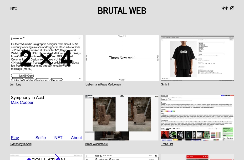 Brutal Web preview