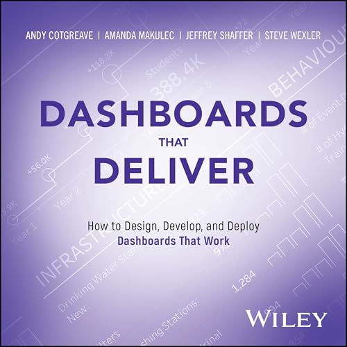 "Dashboards That Deliver" by Steve Wexler, Jeffrey Shaffer, Andy Cotgreave, and Amanda Makulec preview