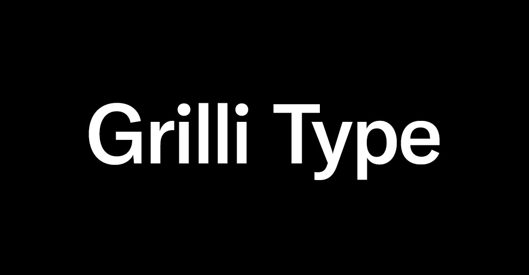 Grilli Type preview