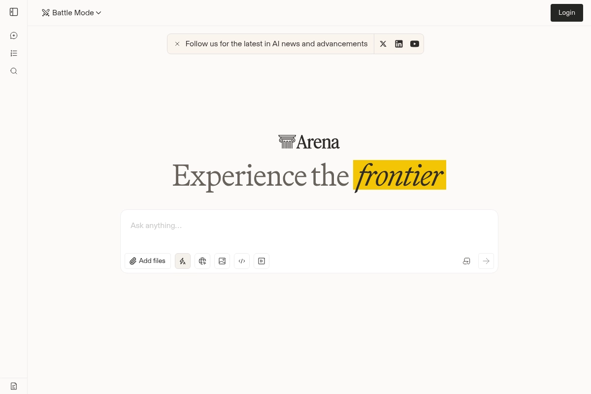 LMArena preview