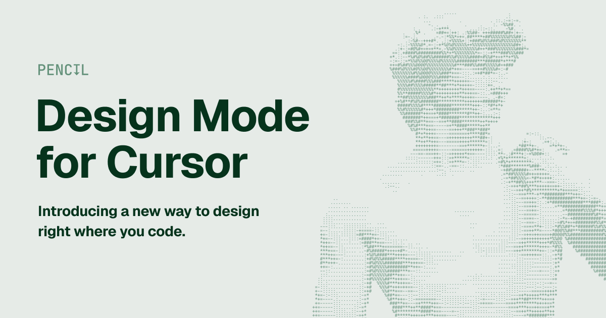Pencil - Design Mode for Cursor preview