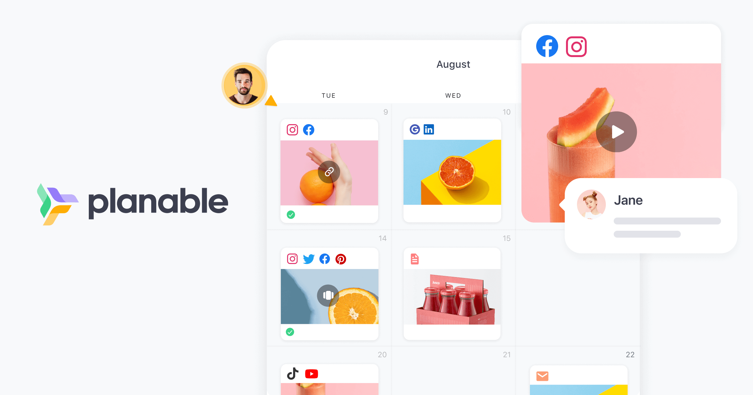 Planable preview