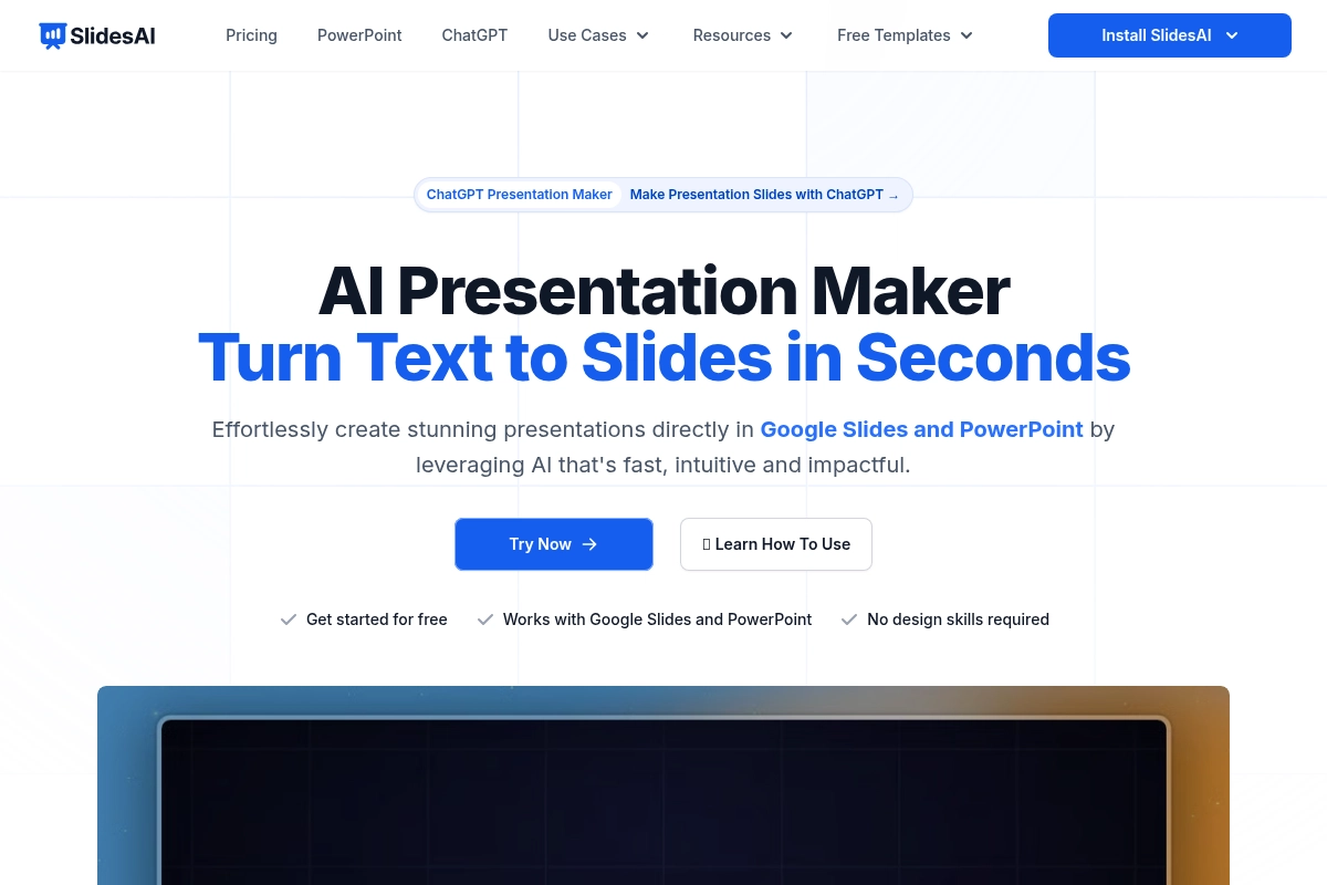 Slides AI preview